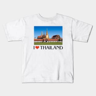 I Love Thailand Photo Of Bangkok Grand Palace Kids T-Shirt